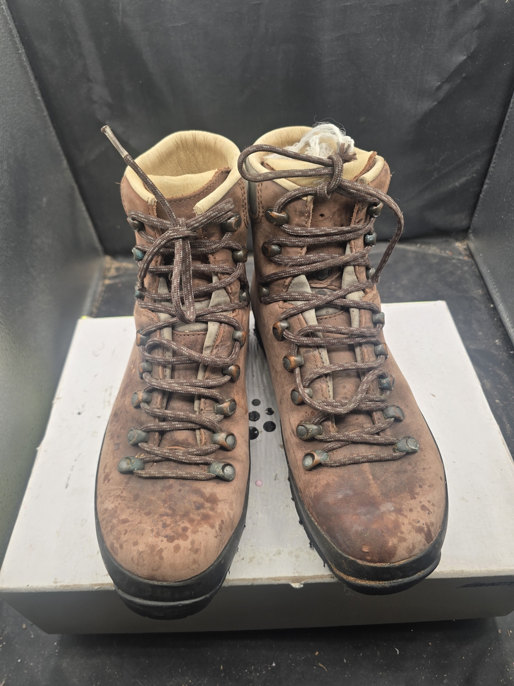 Lowa Brown Leather Men's Hiking Boots